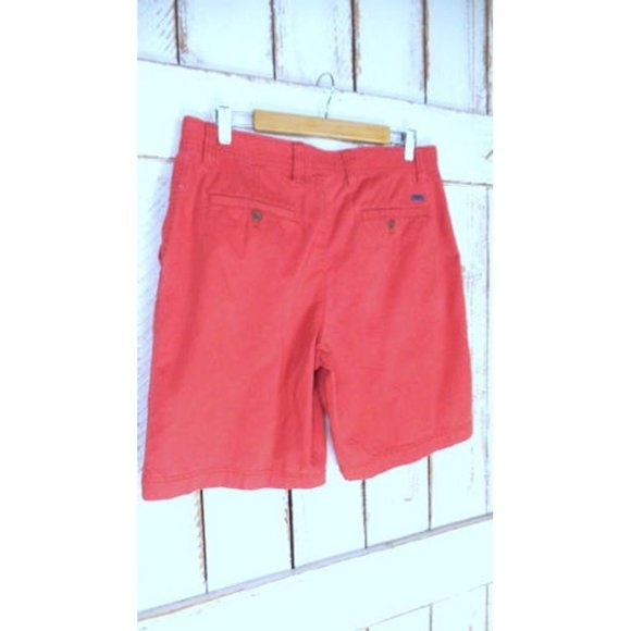 IZOD peach salmon colored cotton shorts - 34 - Picture 4 of 7
